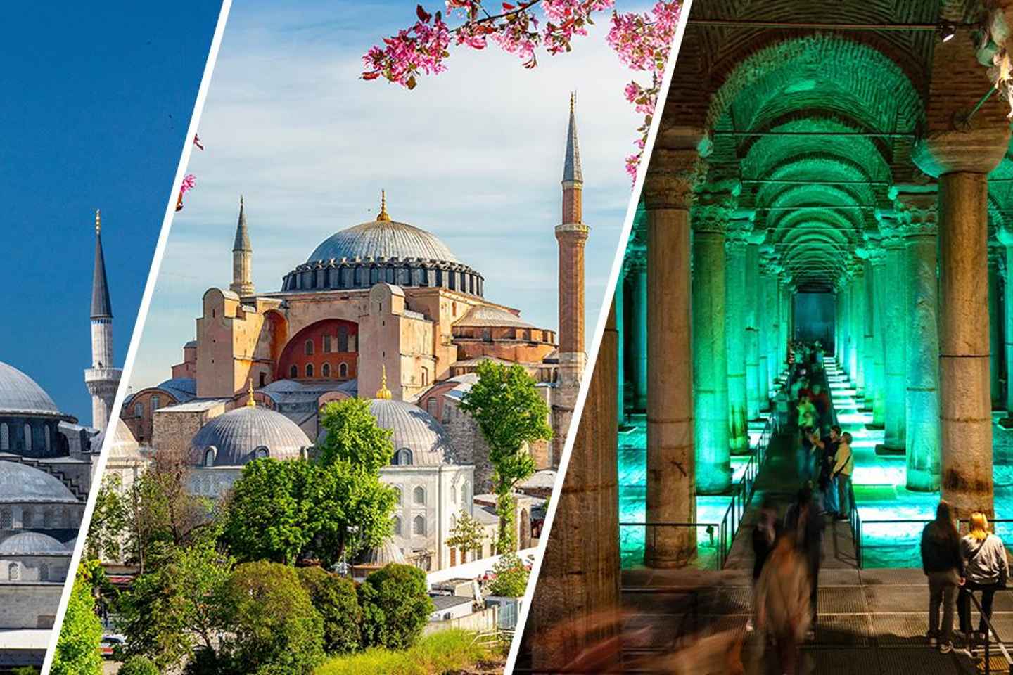 Basilica Cistern, Hagia Sophia, Blue Mosque Tickets & Audios