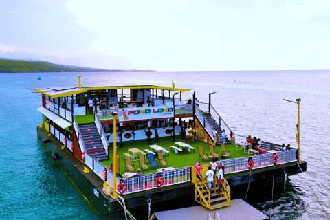 Floating Bar Party Boat with Snorkeling transfers included