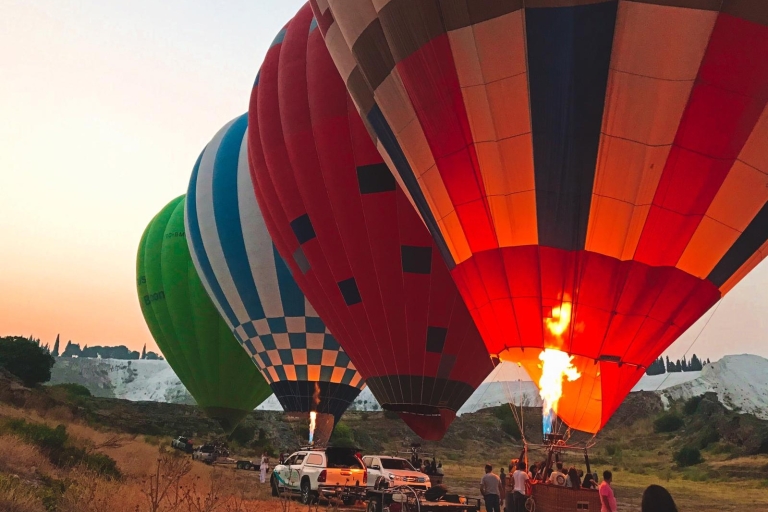 City of Side: Pamukkale Day Trip w/Optional Balloon Flight Pamukkale Hot Air Balloon Tour