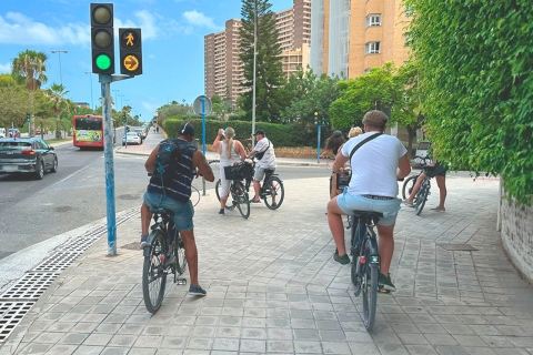 Alicante: Schnorchelbucht auf E-Bike-Tour und PaddelsurfAlicante: Beach Cove E-Bike Tour und Paddel Surf Activity