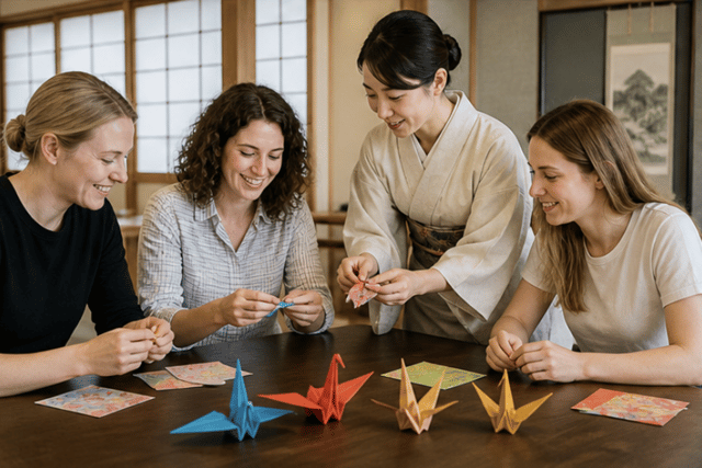 Kyoto: Origami Class with English-Speaking Instructor