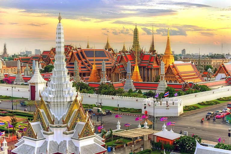 Bangkok: Grand Palace, Wat Pho and Wat Arun Guided Tour
