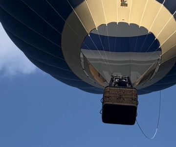La sud de Paris: zbor cu balonul cu aer cald