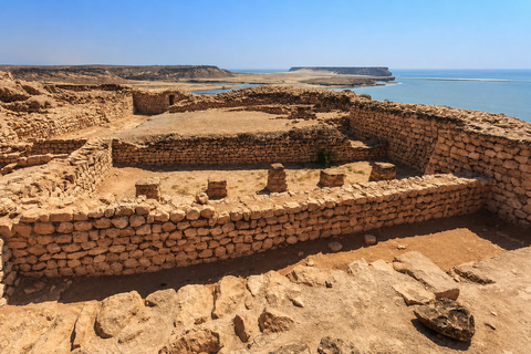 Salalah East: Taqah Castle, Sumhuram, & Wadi Dirbat Tour