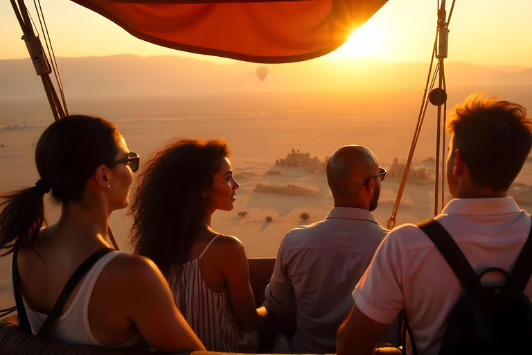 Cairo:4-Day Nile Cruise Aswan to Luxor & hot Balloon Flight Aswan to Luxor Nile Cruise & Sunrise Balloon (No Entry Fees)