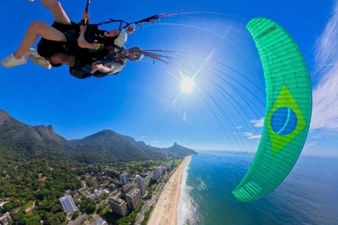 Rio de Janeiro: Tandem Paragliding Flight with Photos and Video Hang gliding flight
