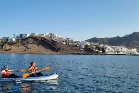 Visite guidée en kayak et plongée en apnée (Las Playitas)