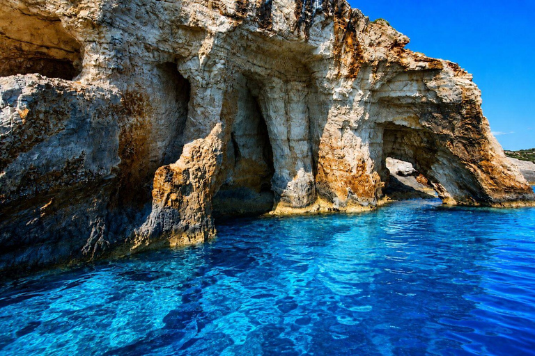 Zakynthos: Sunset Boat with Swim Stops and Prosecco Aperitif