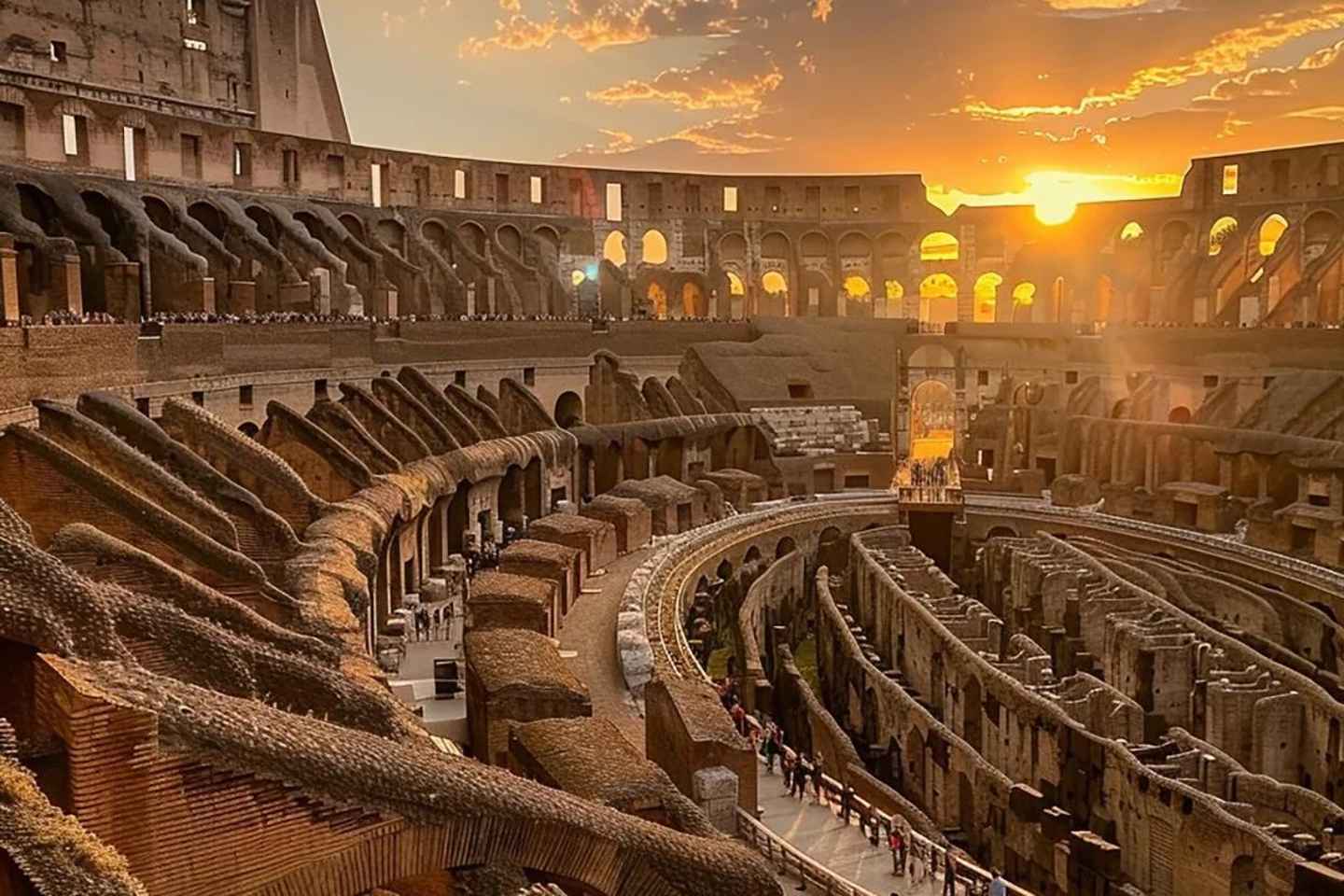 Rome: Golden Hour Expereince at the Colosseum with a Guide
