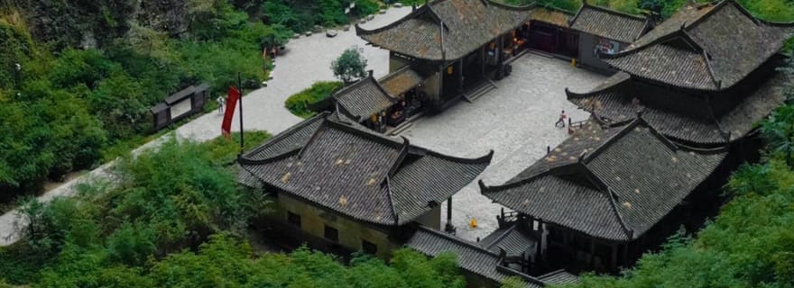 Chongqing : Merveilles karstiques de Wulong et grotte de Hongya en excursion d'une journée