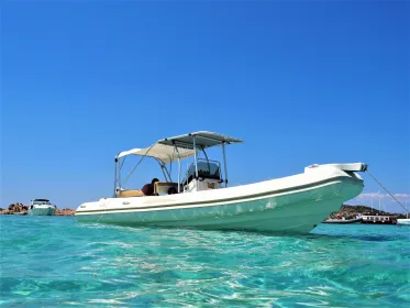 Palau: Schlauchboot-Tour im La Maddalena Archipel oder Caprera