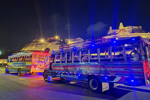 Chiva Rumbera Tour with Music, Party, and Fun in Cartagena