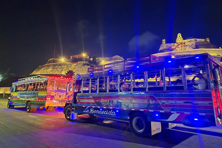 Chiva Rumbera Tour with Music, Party, and Fun in Cartagena