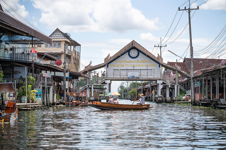 Bangkok: Damnoen Saduak e Mercato Ferroviario con il Food BusPunto d&#039;incontro Life Center Sathorn