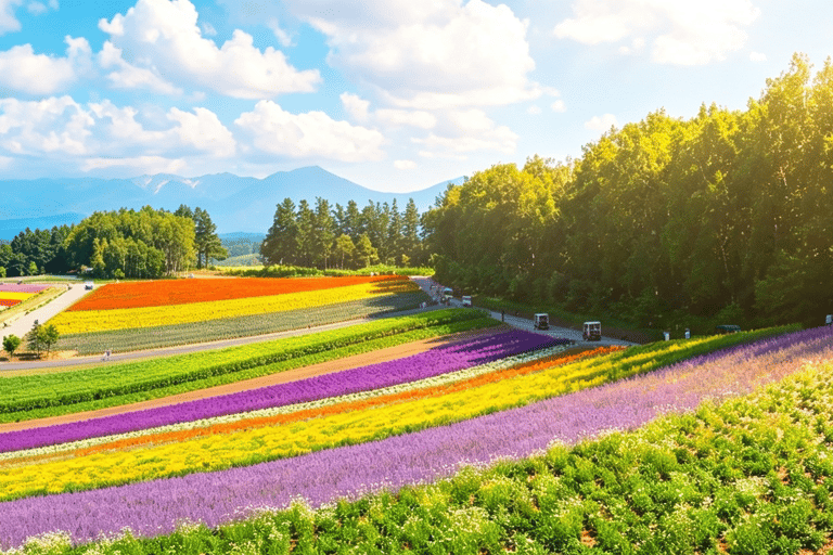 From Sapporo: Late Start Furano Day Trip with Blue Pond