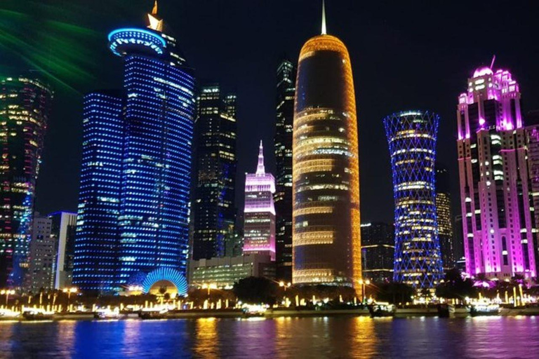 Doha: Guided private night city tour with pick up & drop off