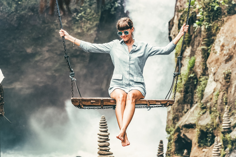 Ubud: tour de las epectaculares cascadasTour de cascadas con arrozal y columpio en la selva