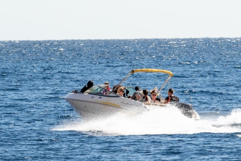 Sharm El Sheij: Excursión privada en lancha rápida a la isla de Tirán