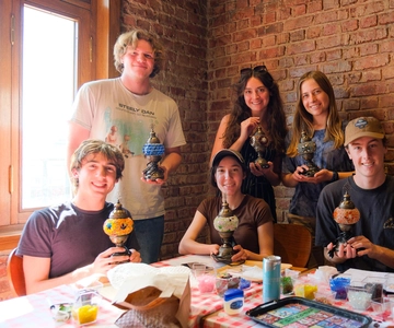 Istanbul: Turkish Mosaic Lamp Workshop with Bosphorus View
