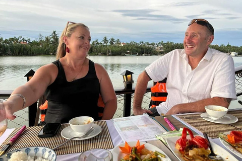 Hoi An: Romantic Sunset Cruise with Dinner Sunset Dinner Cruise in Hoi An