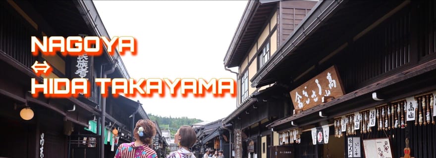 Hida Takayama de Nagoya Billet d'autobus Oneway/Raundway