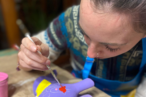 Cusco: Paint your own craft | Torito de Pucará | Andean Llama Cusco: Paint your own handicraft | Torito de Pucará | Andean llama