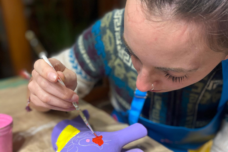 Cusco: Paint your own craft | Torito de Pucará | Andean Llama Cusco: Paint your own handicraft | Torito de Pucará | Andean llama