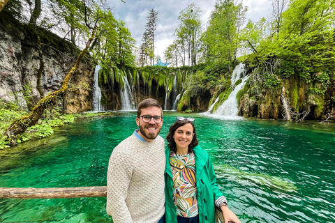From Zagreb: Plitvice Lakes and Rastoke Private Day Trip English