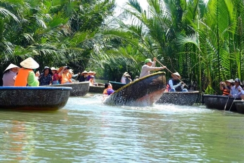 Excursion en bateau avec panier de bambou à Cam Thanh depuis Hoi An