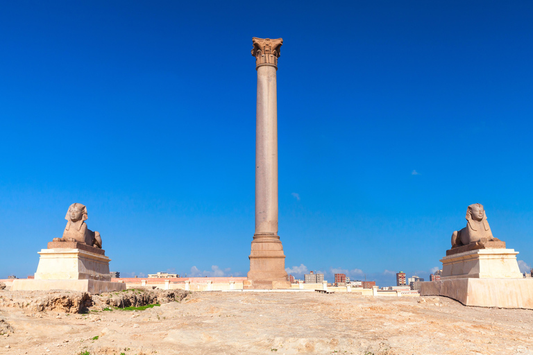 2-Day Cairo & Alexandria Tour: Pyramids, Sphinx, Catacombs Shared Tour in English with Lunch and Entry Tickets