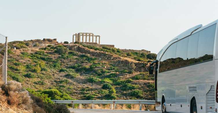 Atenas: Tour Cabo Sunião e Templo de Poseidon ao Pôr do Sol