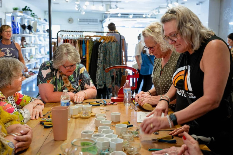 Design a gemstone bracelet with a Phoenix artisan