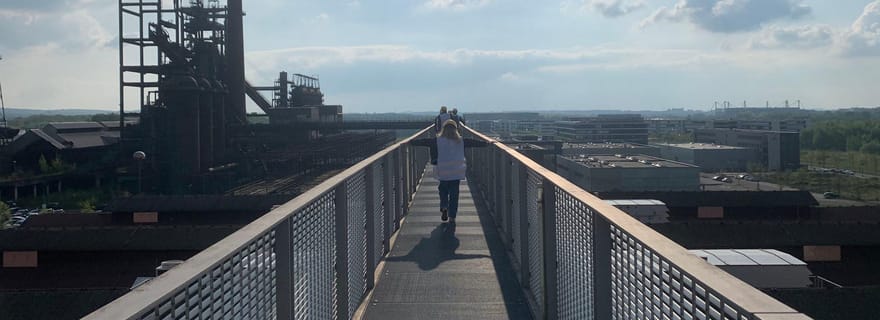 Dortmund : Skywalk et coulisses des hauts fourneaux