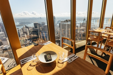 Sydney: Unlimited Skyfeast at Sydney Tower with Window Table Sydney: Unlimited Skyfeast at Sydney Tower with Window Table