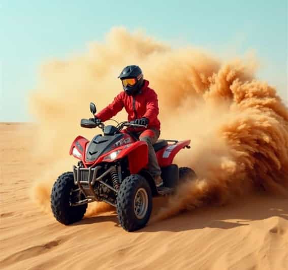 Montagne de l'Atlas et Agafay : balade à dos de chameau et en quad - quad