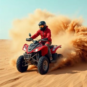 Agafay Desert Paintball Adventure Optional Camel Ride Quad
