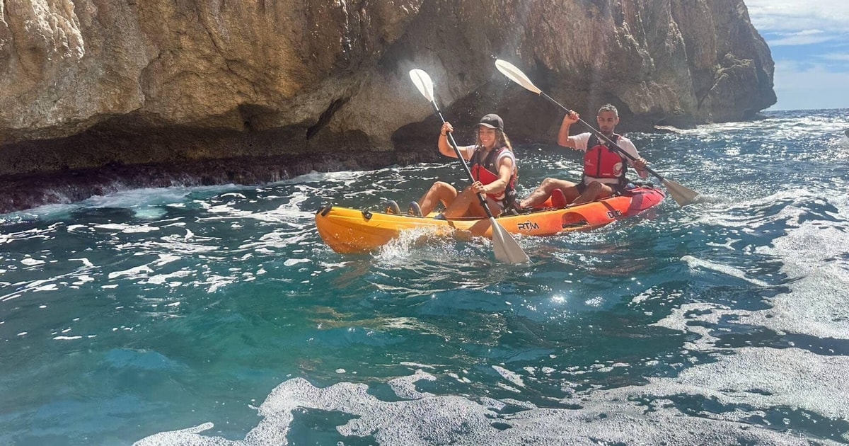 Jávea Portixol cove kayak tour, snorkelling and more GetYourGuide