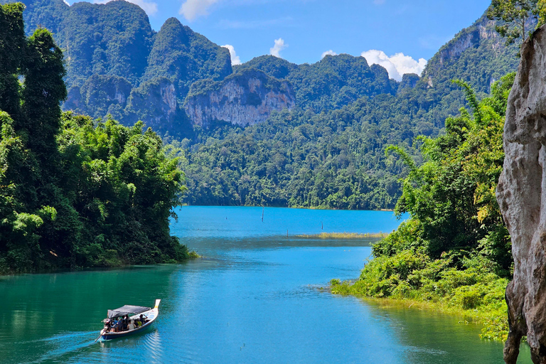 Khao Sok: Private Longtail Boat Tour at Cheow Lan LakeOption 2: 4-Hour Tour with Hotel Pickup and Drop-Off