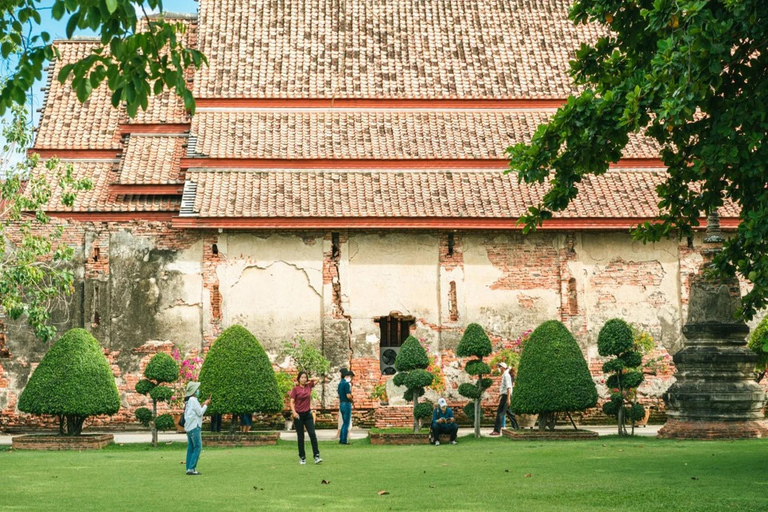 Bangkok: Ayutthaya Temples Day Trip with Sunset Cruise