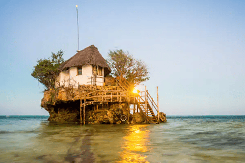 Lunch at The Rock Restaurant, Monkey Tour, Prison Island