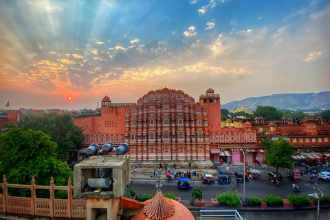 Excursão guiada particular de 1 dia em Jaipur com o Templo do MacacoCity Tour sem guia