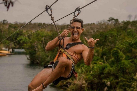 Tulum: tour dei cenotes eco-avventurieri di Tankah e delle zip line