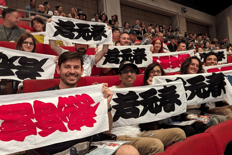 Nagoya: Grand Sumo Tournament Tour 1PM: Castle Walking Tour + Chair A in the arena