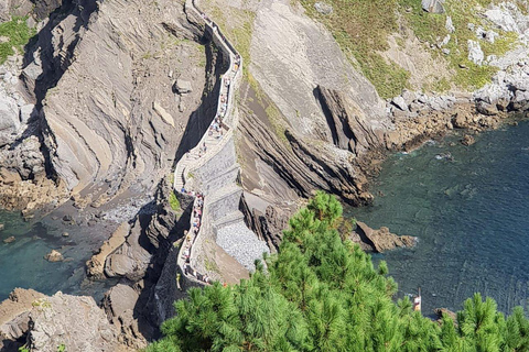 Bilbao, Guggenheim et Gaztelugatxe depuis Biarritzanglais