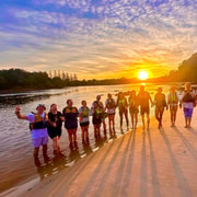 Byron Bay: Kayak with Sting Rays and Waterfall Swim Ecotour