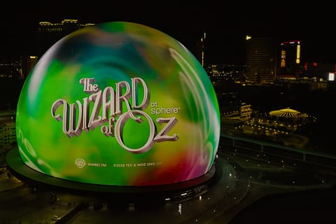 The Wizard of Oz リンゴ　Sphere LasVegas Las Vegas: The Sphere Experience — The Wizard of Oz - 2026