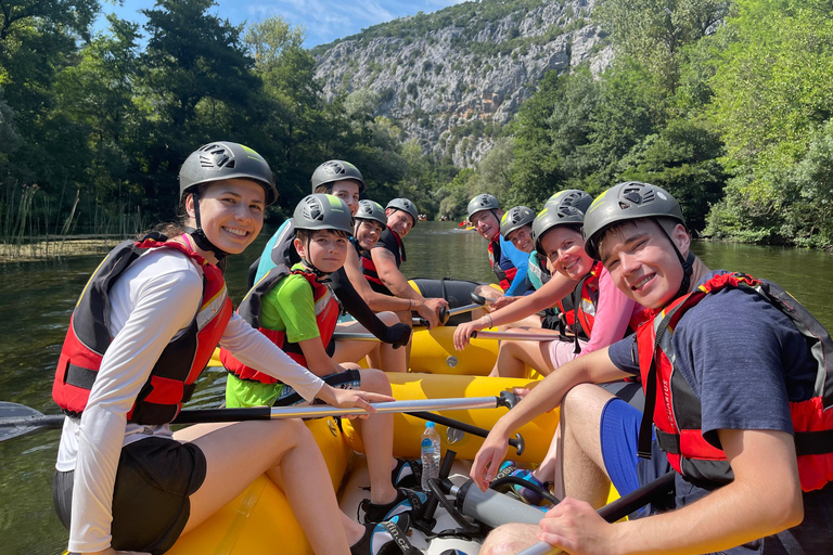 Omiš/Split: Cetina River Rafting Adventure & Cliff Jumping Cetina River Rafting from Omiš