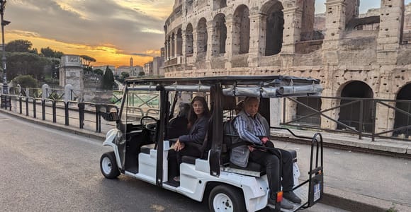 Rome Jubilee Pilgrimage Tour by Golf Cart: Churches & Relics