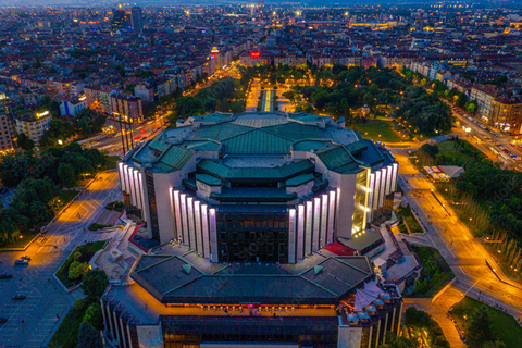 Sofia from the Top and Alexander Nevski Cathedral