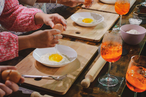 Rome Cooking Class: Make Pasta & Mix 3 Spritz Cocktails Private Experience